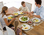 Spoločné rodinné jedenie pre lepšie duševné zdravie detí